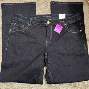 Lane Bryant Bootcut Genius Fit Jeans Size 24 Long NWT